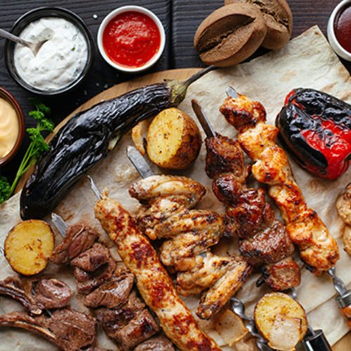 Vegetarische barbecue